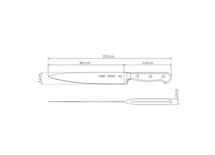 Tramontina Dishwasher-safe Wooden Handle 8" Carving knife