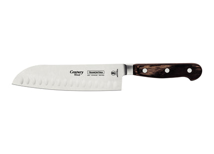 Tramontina Dishwasher-safe Wooden Handle 7" Santoku Knife