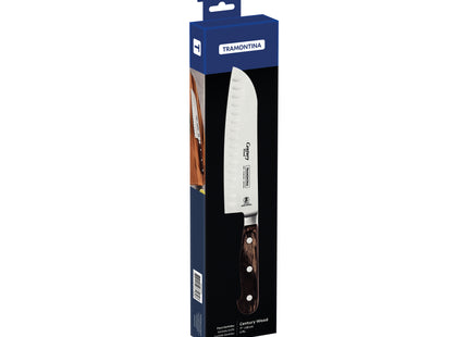 Tramontina Dishwasher-safe Wooden Handle 7" Santoku Knife