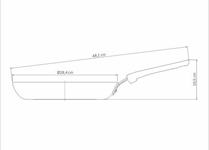 Tramontina Induction Ceramic Non-Stick Frying Pan 28 cm (2.3l)