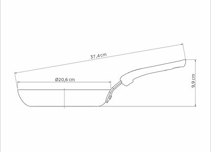 Tramontina Induction Non-Stick Frying Pan 20 cm (0.9l)
