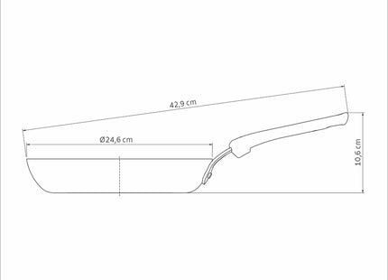 Tramontina Induction Non-Stick Frying Pan 24 cm (1.6l)