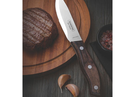 Dishwasher-safe Wooden Handle 4 Pcs. Steak Knife Set in Wooden Box