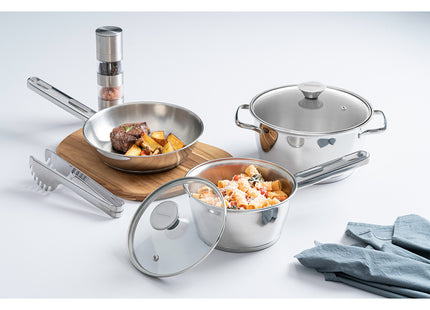 Tramontina 3 Pcs. Stainless Steel Cookware Set