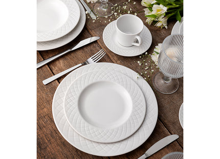 Tramontina Ingrid 18 Pcs. Fine Porcelain Plate Set