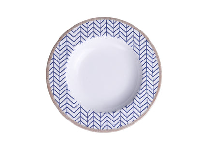 Tramontina Abstratta 12 Pcs. Fine Porcelain Plate Set