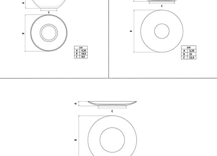 Tramontina Soho 12 Pcs. Fine Porcelain Dinner Set